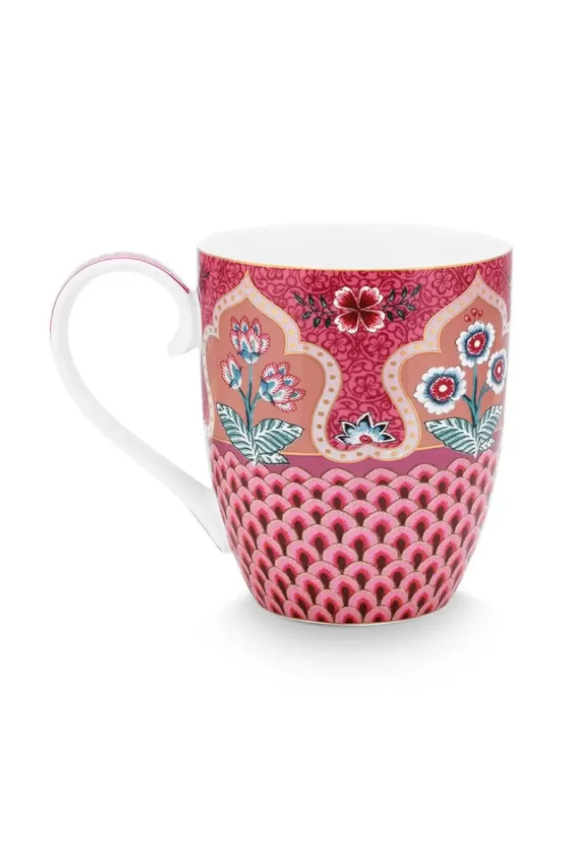 Pip Studio Teetassen|Flower Festival Tasse Xl Deco Dunkel