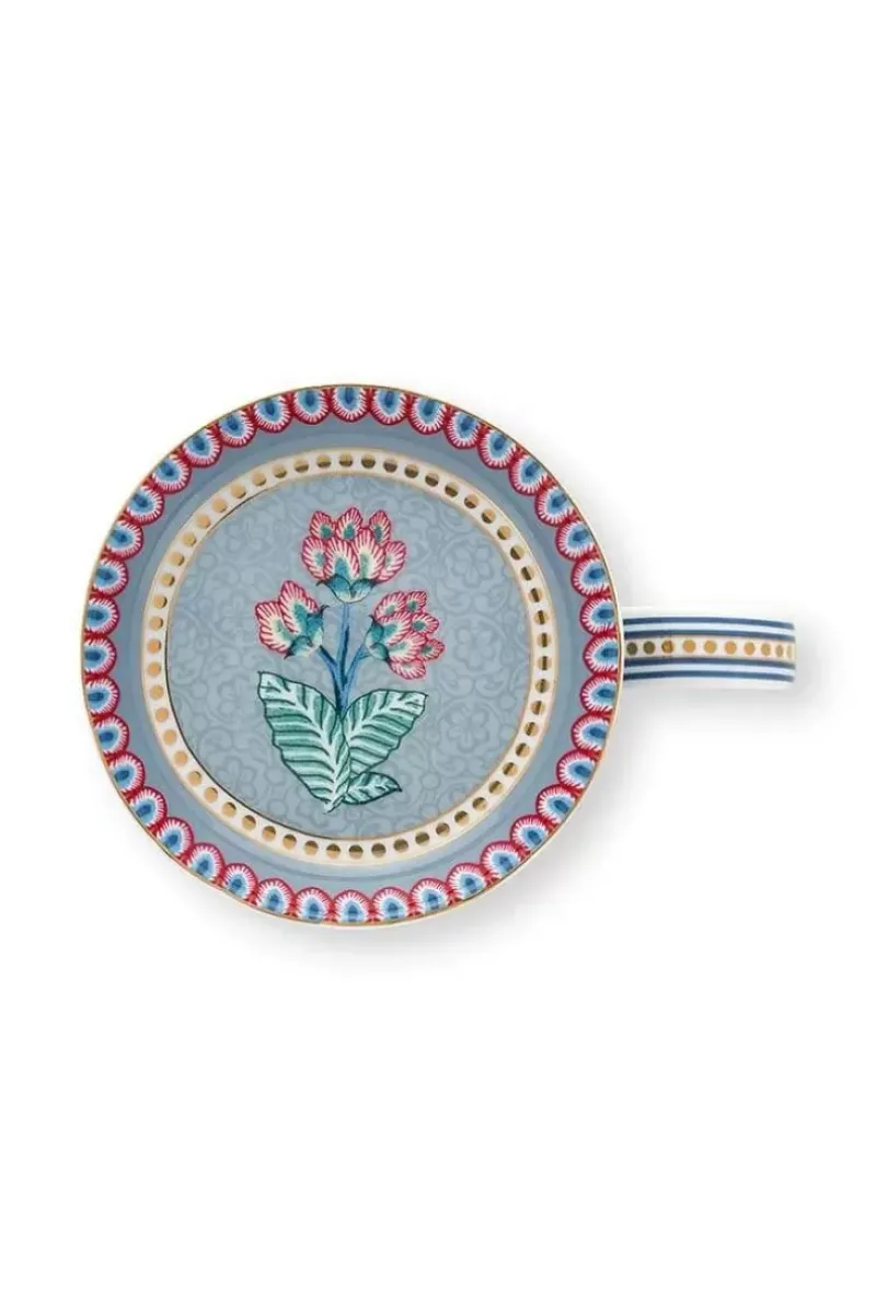 Pip Studio Porzellan Sets|Flower Festival Tee Fur Einen Blue