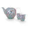 Pip Studio Porzellan Sets|Flower Festival Tee Set/3 Gross Hell