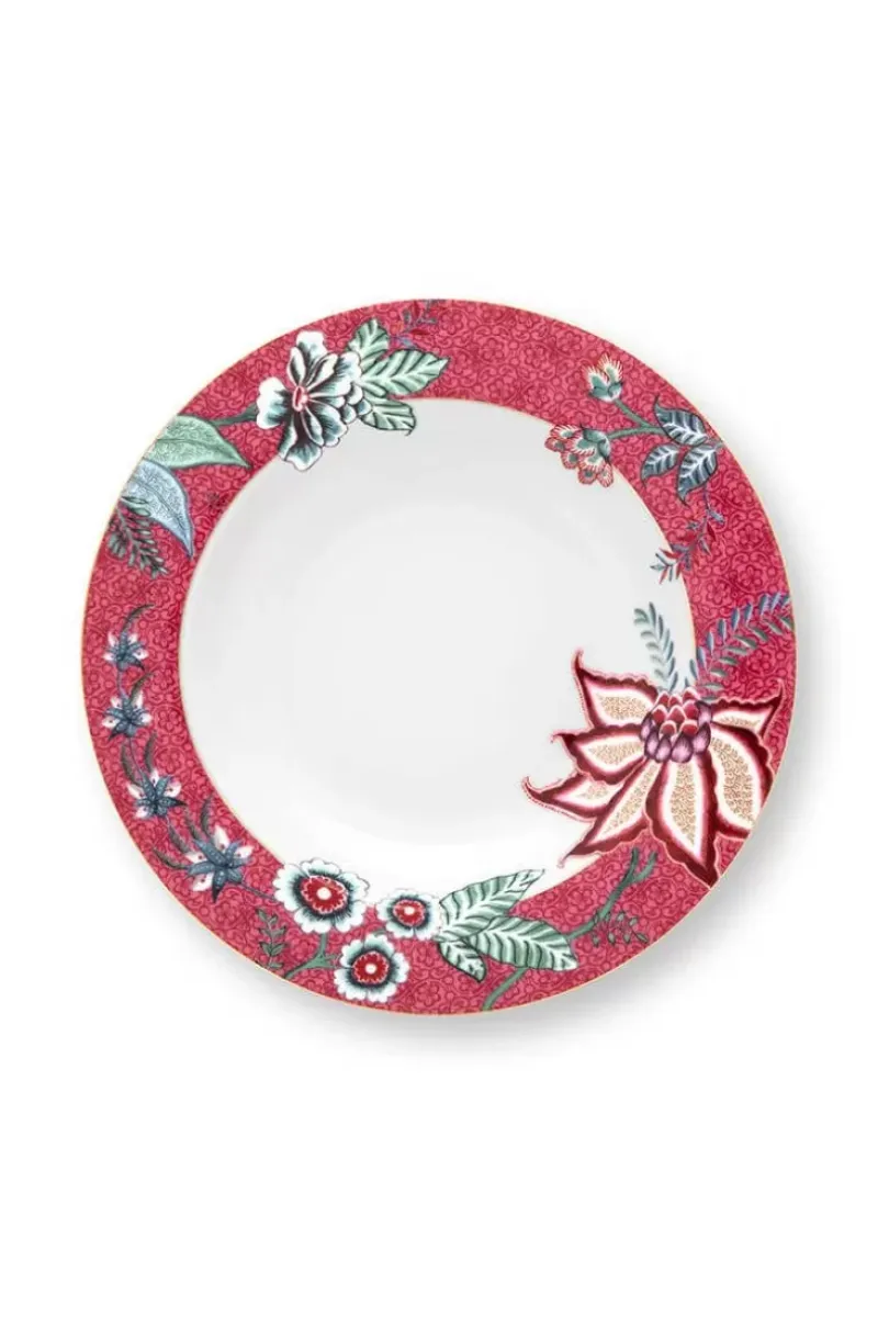 Pip Studio Tiefe Teller|Flower Festival Tiefen Teller Dunkel 21.5 Cm