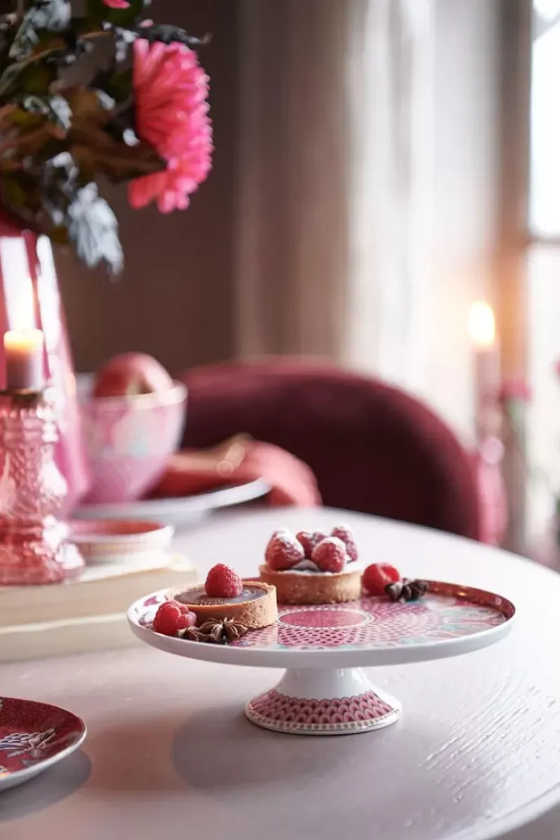 Pip Studio Tortenteller|Flower Festival Tortenteller Klein Herz Dunkel