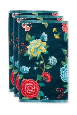 Pip Studio Gästetücher|Gastehandtuch Set/3 Good Evening Dunkel 30X50 Cm