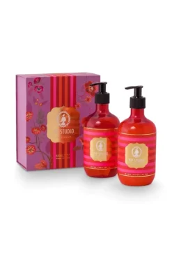 Pip Studio Körperpflege|Geschenkset Handseife & Handlotion Jasminteeblatter 475Ml