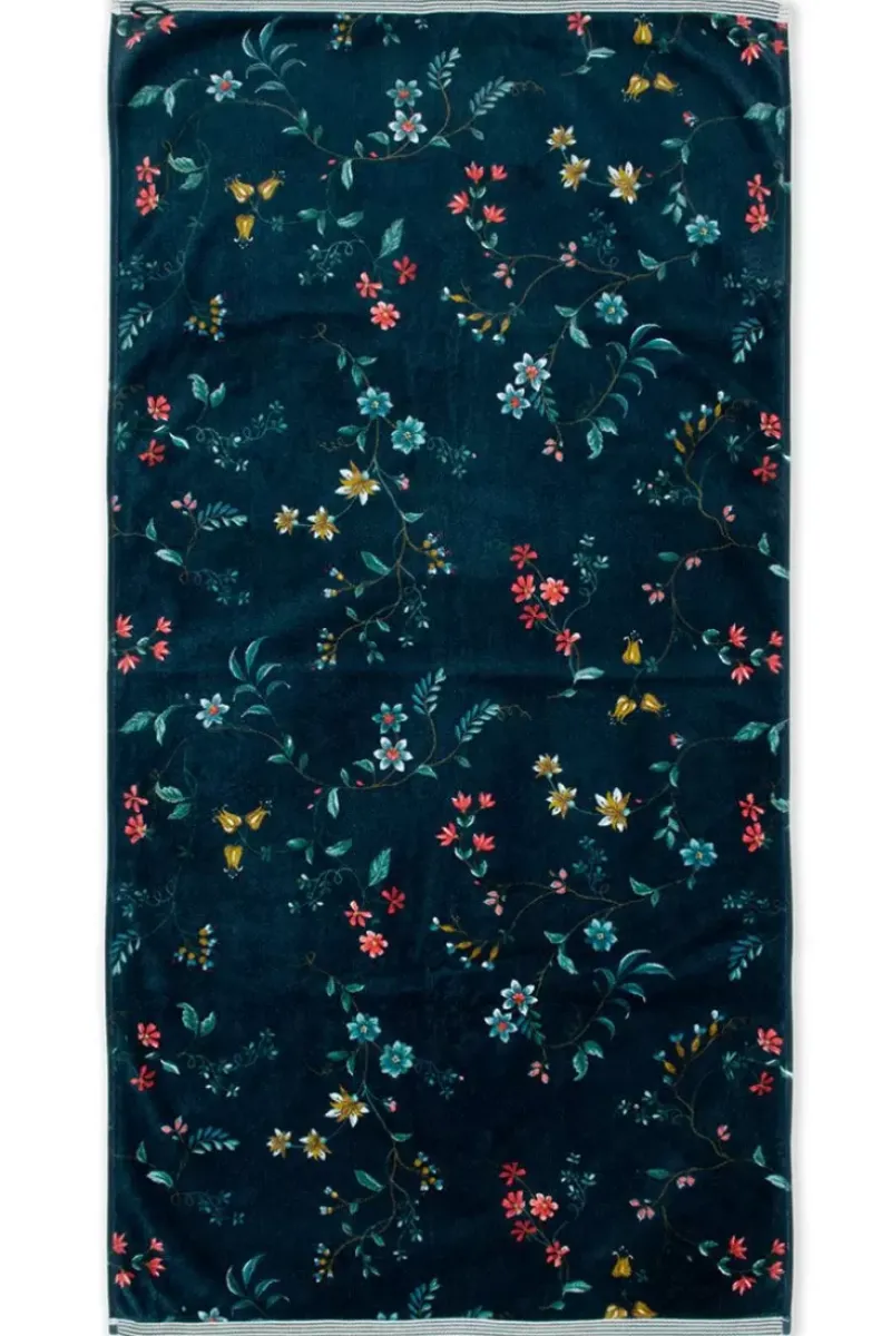 Pip Studio Handtücher|Grose Handtuch Les Fleurs Dunkel 70X140 Cm