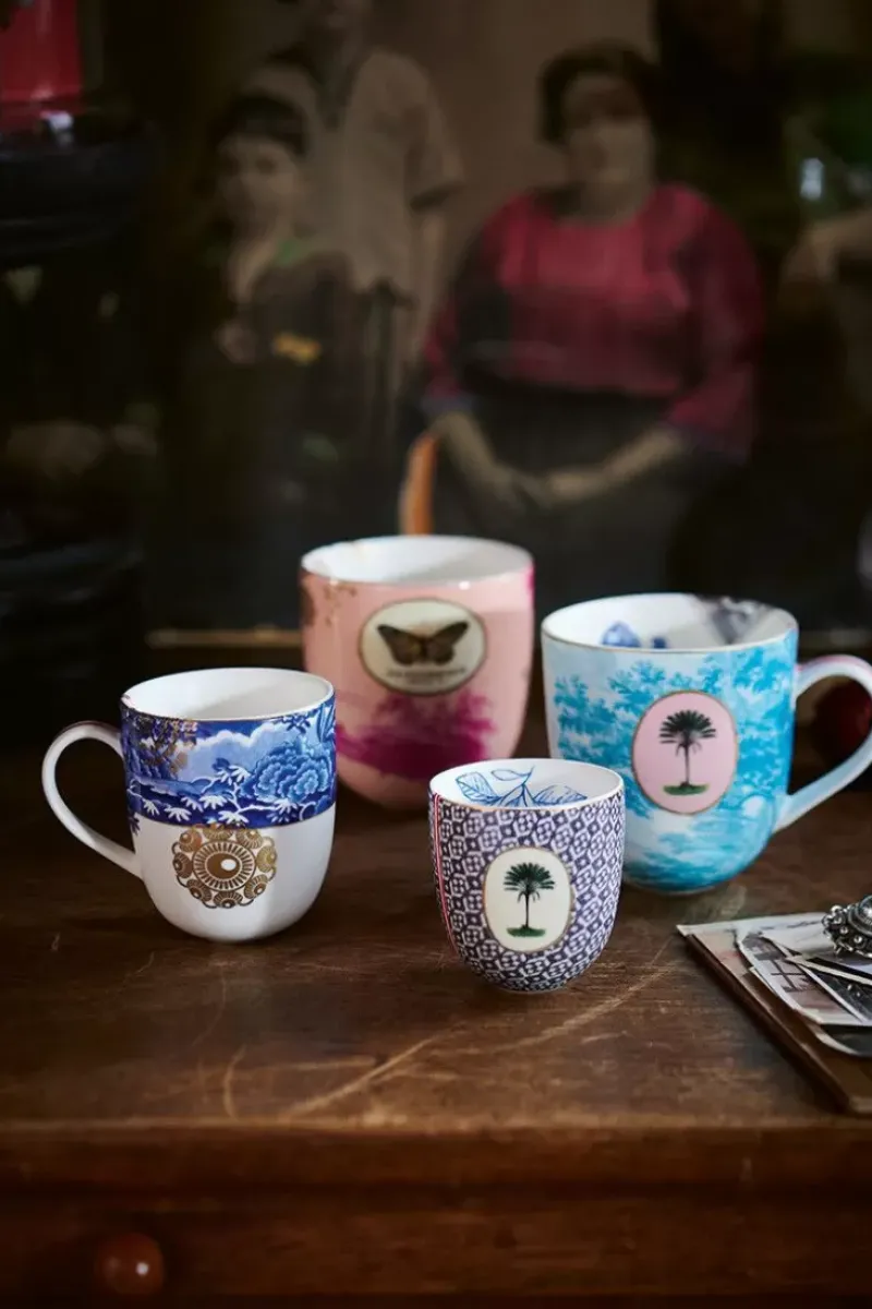 Pip Studio Espresso Tasse|Heritage Espresso Tasse Fliese Blau