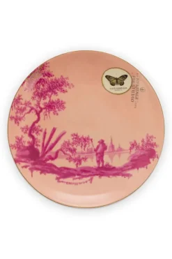 Pip Studio Gebäckteller|Heritage Gebäckteller Bemalt Rosa 18 Cm