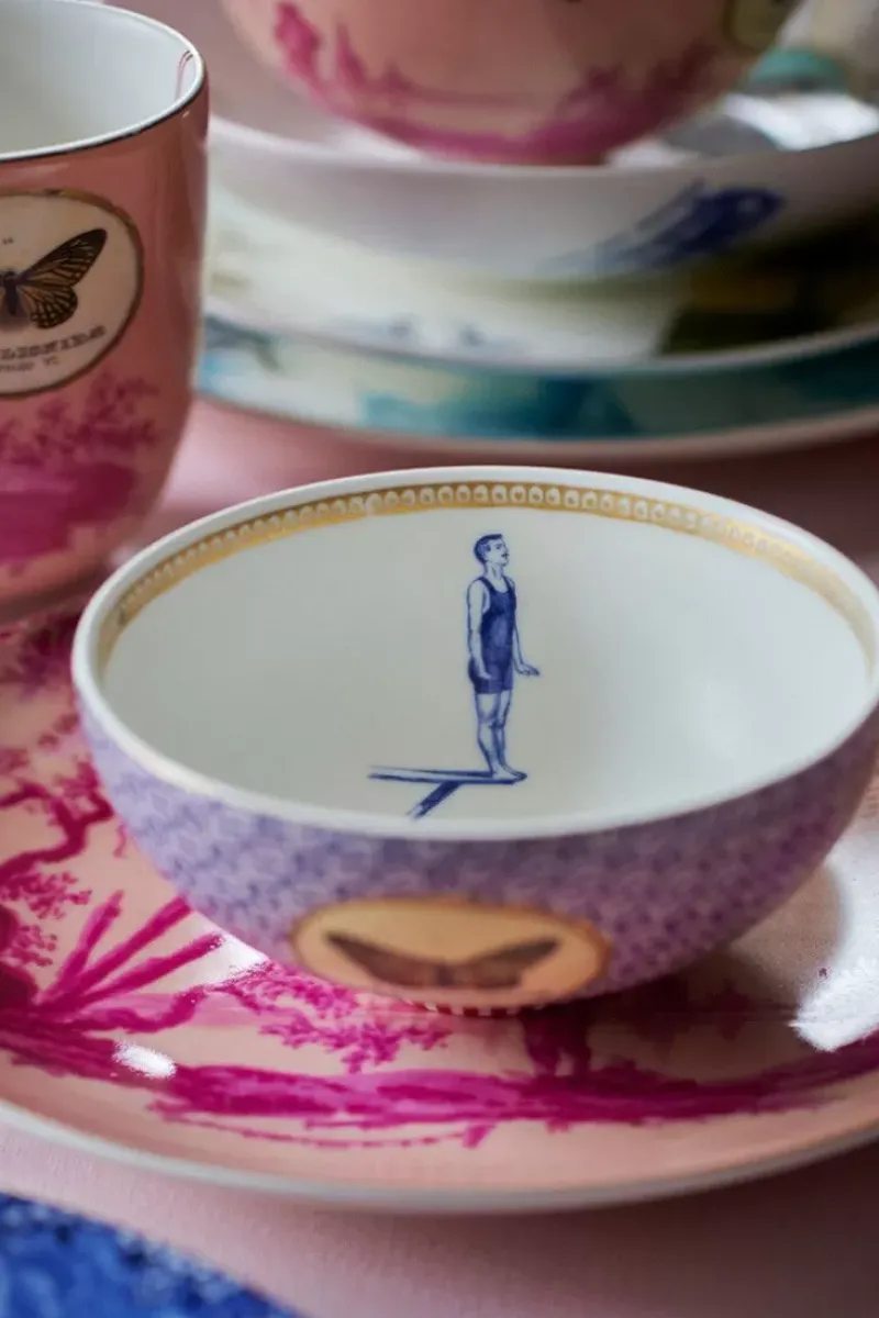 Pip Studio Gebäckteller|Heritage Gebäckteller Bemalt Rosa 18 Cm