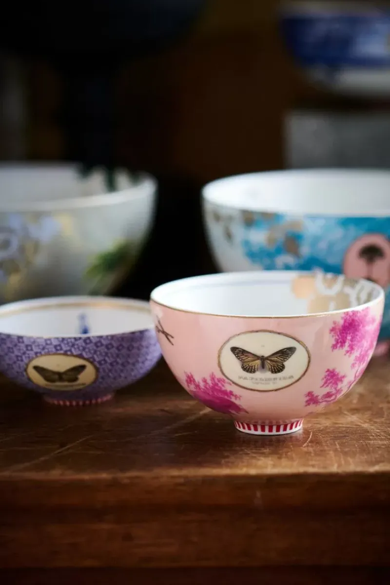 Pip Studio Schalen|Heritage Schale Bemalt Rosa 12 Cm