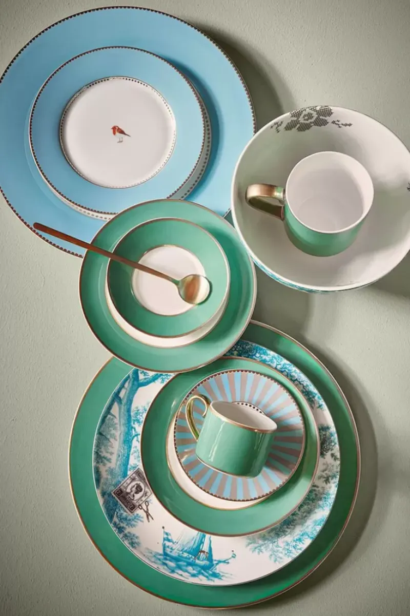 Pip Studio Schalen|Heritage Schale Boot Aqua 18 Cm