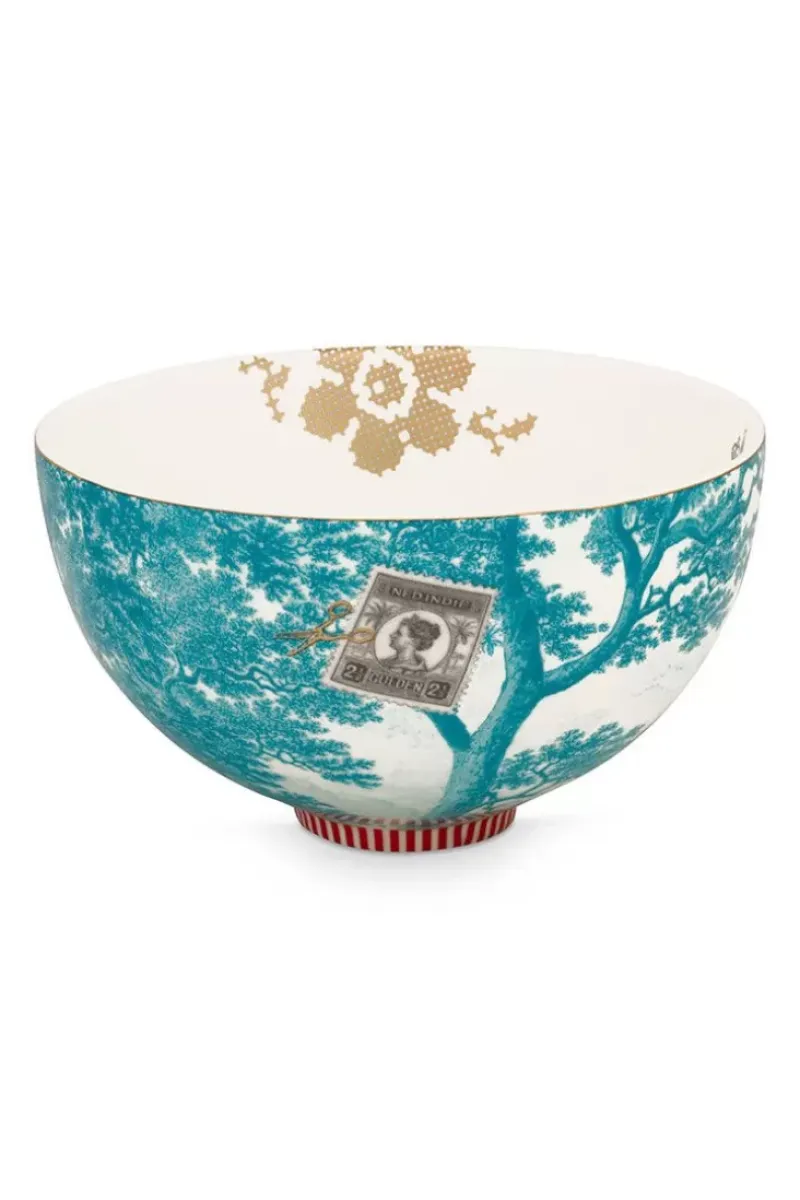 Pip Studio Schalen|Heritage Schale Boot Aqua 18 Cm