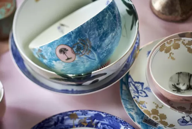 Pip Studio Schalen|Heritage Schale Boot Aqua 18 Cm