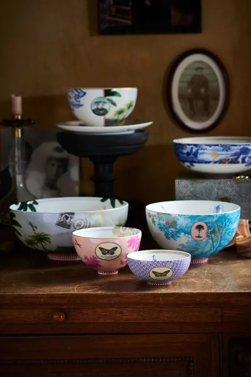 Pip Studio Schalen|Heritage Schale Fliese Blau 11 Cm