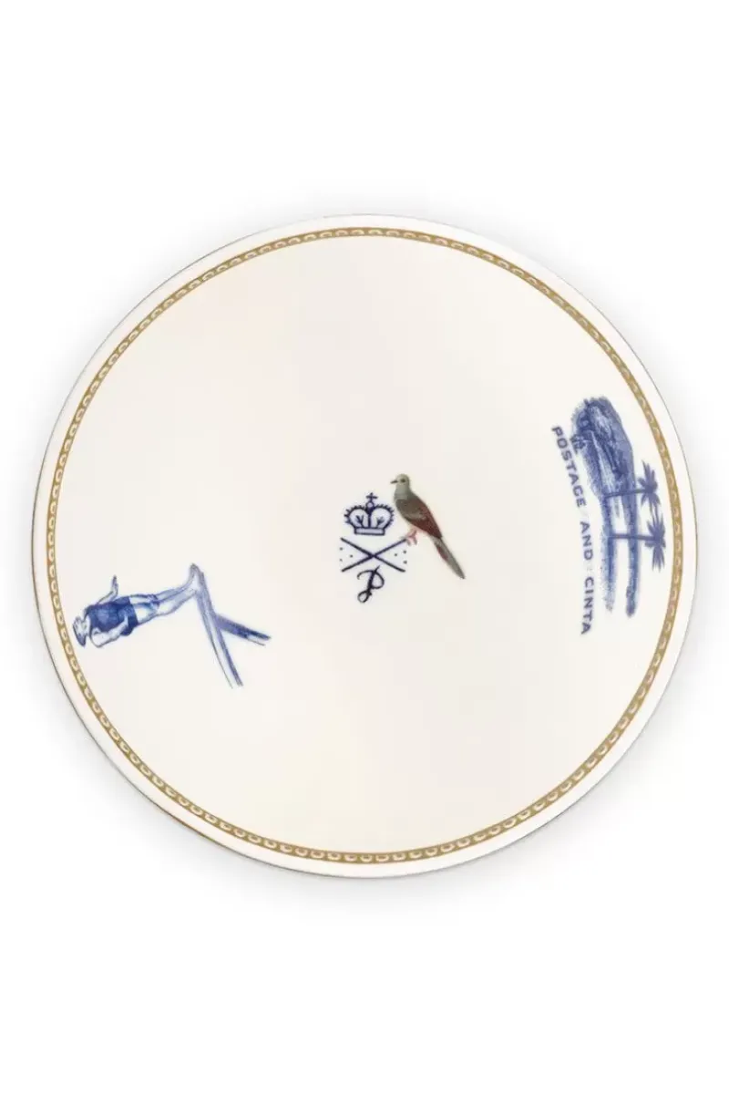 Pip Studio Schalen|Heritage Schale Fliese Blau 11 Cm