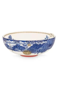 Pip Studio Schalen|Heritage Schale Grenze Blau 20 Cm