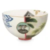 Pip Studio Schalen|Heritage Schale Palme Weis 15 Cm