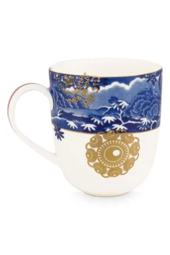 Pip Studio Kaffeetassen|Heritage Tasse Small Grenze Blau