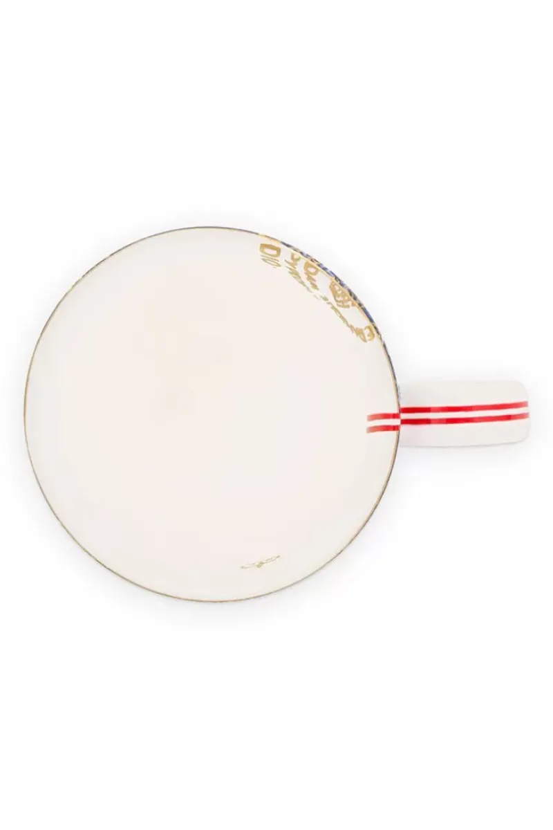 Pip Studio Kaffeetassen|Heritage Tasse Small Grenze Blau