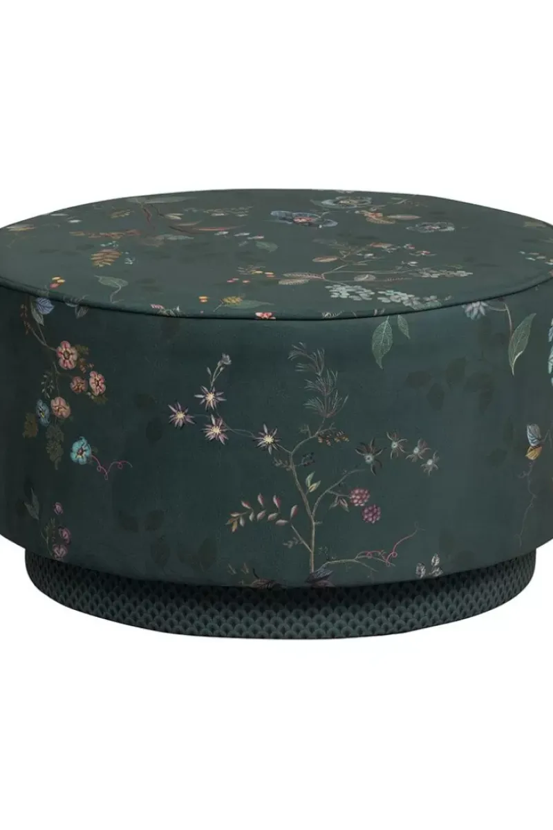Pip Studio Hocker Und Stühle|Hocker Large Kawai Flower Grun