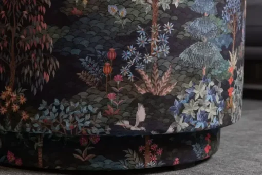 Pip Studio Hocker Und Stühle|Hocker Large Pip Garden Dunkelblau