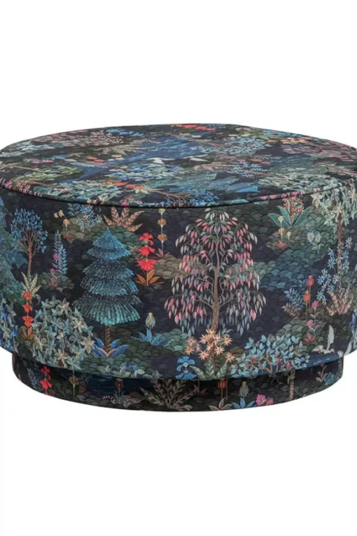 Pip Studio Hocker Und Stühle|Hocker Large Pip Garden Dunkelblau