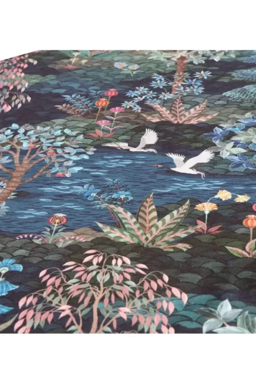 Pip Studio Hocker Und Stühle|Hocker Large Pip Garden Dunkelblau