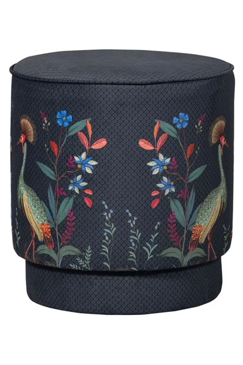 Pip Studio Hocker Und Stühle|Hocker Medium Flirting Birds Blau