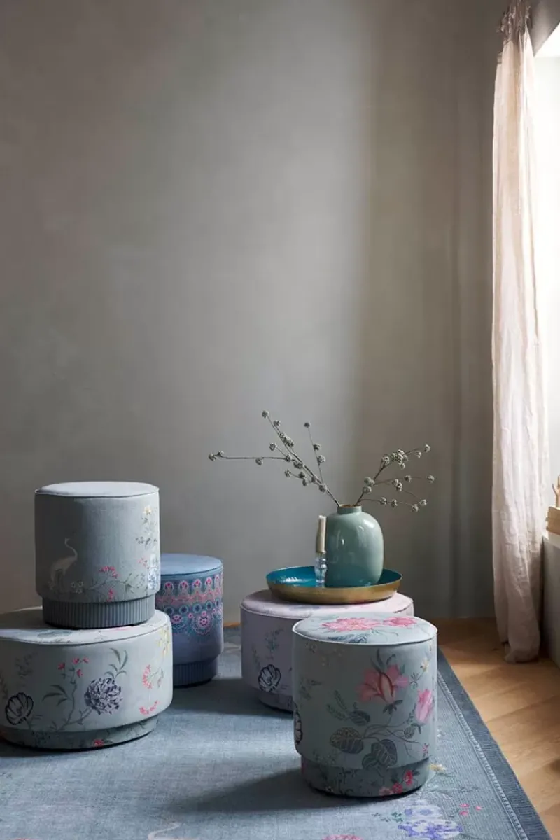 Pip Studio Hocker Und Stühle|Hocker Medium Majorelle Blau