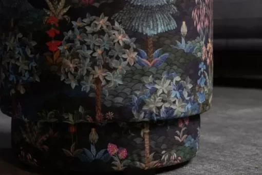 Pip Studio Hocker Und Stühle|Hocker Medium Pip Garden Dunkelblau