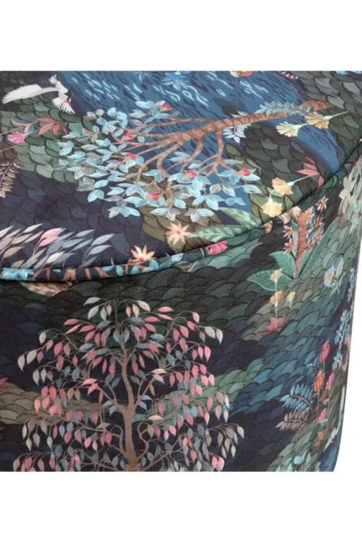 Pip Studio Hocker Und Stühle|Hocker Medium Pip Garden Dunkelblau