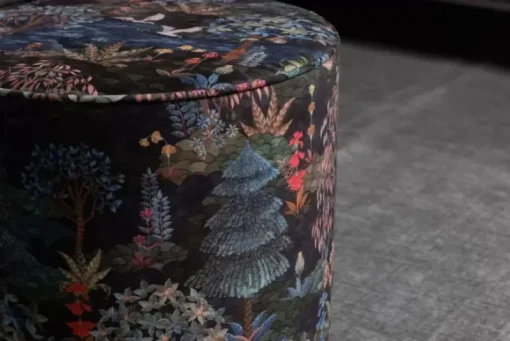 Pip Studio Hocker Und Stühle|Hocker Medium Pip Garden Dunkelblau