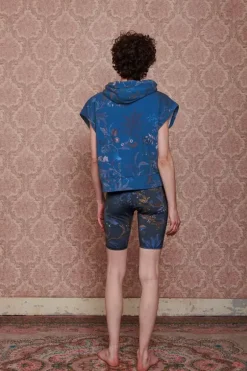 Pip Studio Pullover & Strickjacken|Hoodie Kurze Armel Isola Blau