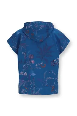 Pip Studio Pullover & Strickjacken|Hoodie Kurze Armel Isola Blau