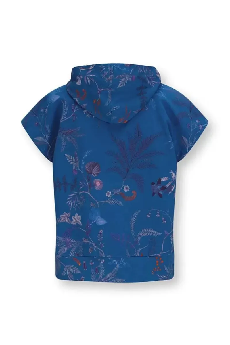 Pip Studio Pullover & Strickjacken|Hoodie Kurze Armel Isola Blau