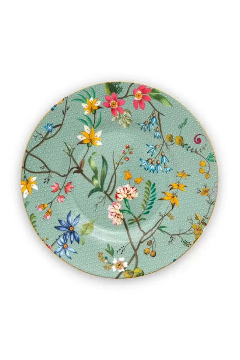 Pip Studio Gebäckteller|Jolie Petit Four Flowers Blau 12 Cm