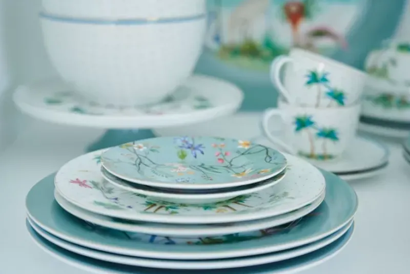 Pip Studio Gebäckteller|Jolie Petit Four Flowers Blau 12 Cm