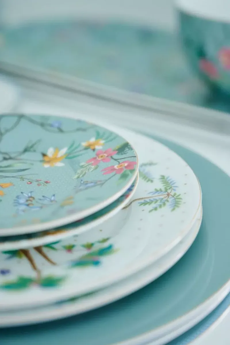 Pip Studio Gebäckteller|Jolie Petit Four Flowers Blau 12 Cm