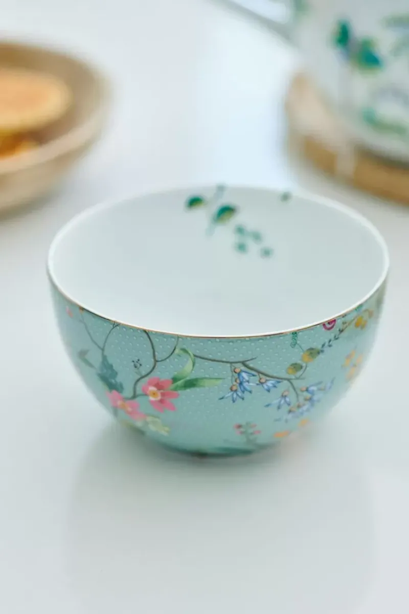 Pip Studio Schalen|Jolie Schale Flowers Blau 12 Cm