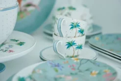 Pip Studio Porzellan Sets|Jolie Set/2 Espresso Tasse & Untertasse Dots Gold