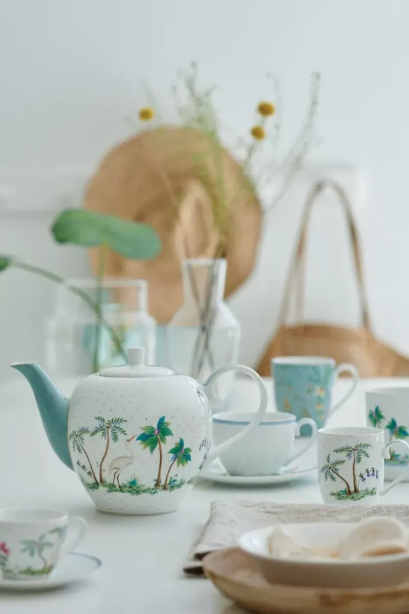 Pip Studio Teetassen|Jolie Tasse Gross Flowers Blau