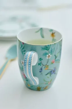 Pip Studio Teetassen|Jolie Tasse Gross Flowers Blau