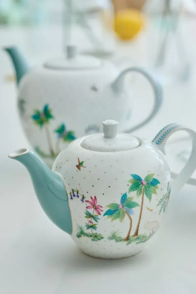 Pip Studio Teekannen|Jolie Teekanne Klein Dots Gold