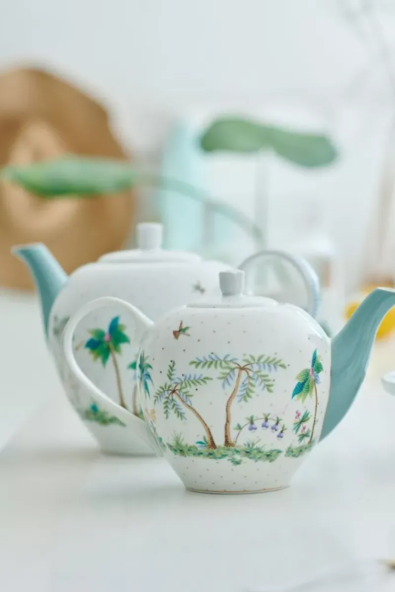 Pip Studio Teekannen|Jolie Teekanne Klein Dots Gold