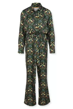 Pip Studio Jumpsuits|Jumpsuit Flirting Birds Grun