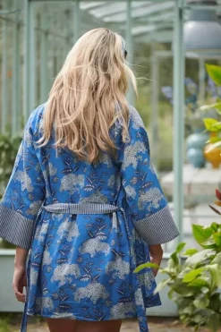 Pip Studio Kimonos|Kimono Flora Firenze Kobalt