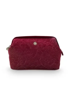 Pip Studio Kosmetiktasche|Kosmetiktasche Extra Gross Samt Quiltey Days