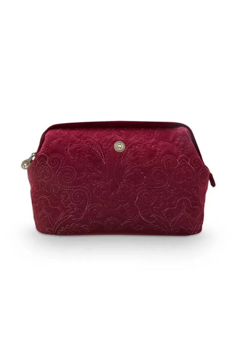 Pip Studio Kosmetiktasche|Kosmetiktasche Extra Gross Samt Quiltey Days