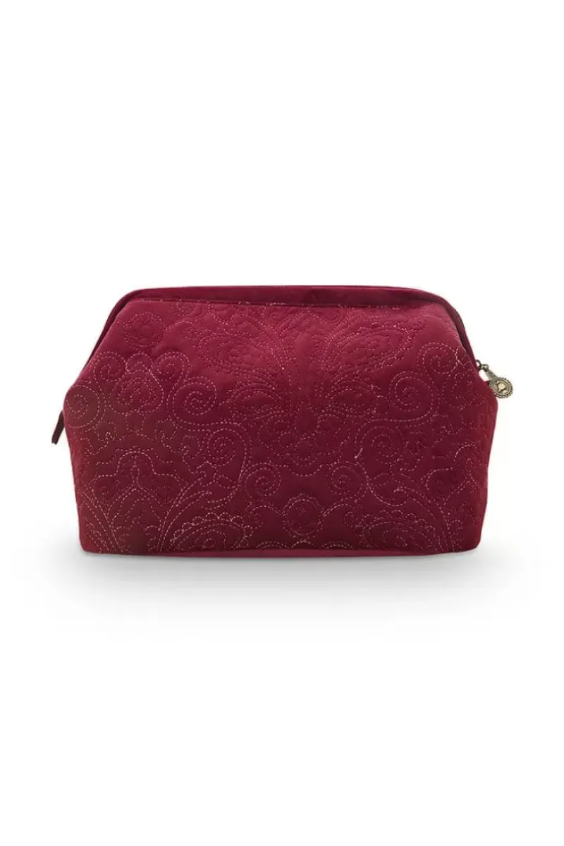 Pip Studio Kosmetiktasche|Kosmetiktasche Extra Gross Samt Quiltey Days