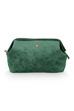 Pip Studio Kosmetiktasche|Kosmetiktasche Extra Gross Samt Quiltey Days