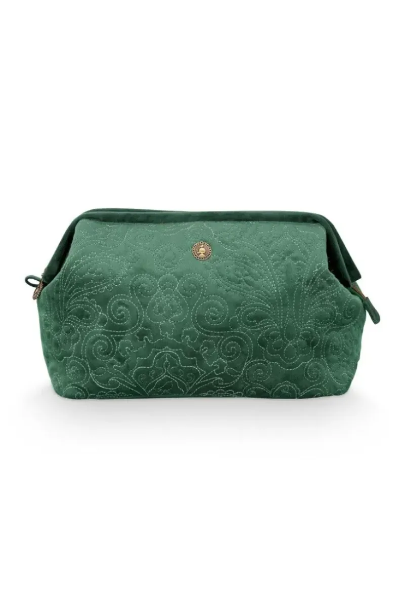 Pip Studio Kosmetiktasche|Kosmetiktasche Extra Gross Samt Quiltey Days