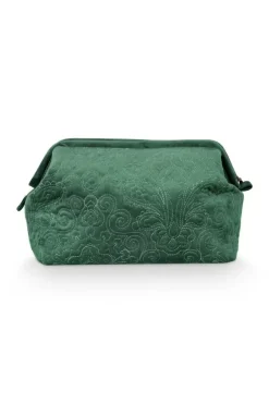 Pip Studio Kosmetiktasche|Kosmetiktasche Extra Gross Samt Quiltey Days